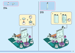 LEGO 43215 instructions page 73 – build guide