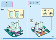 LEGO 43215 instructions page 74 – build guide