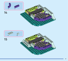LEGO 43215 instructions page 17 – build guide