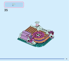 LEGO 43215 instructions page 35 – build guide