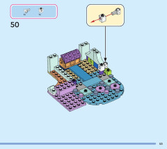 LEGO 43215 instructions page 53 – build guide