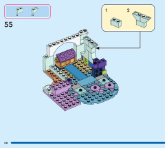 LEGO 43215 instructions page 58 – build guide