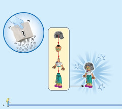 LEGO 43215 instructions page 6 – build guide