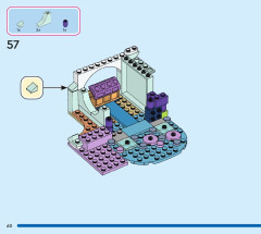 LEGO 43215 instructions page 60 – build guide