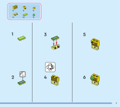 LEGO 43215 instructions page 7 – build guide