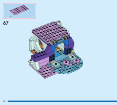 LEGO 43215 instructions page 70 – build guide