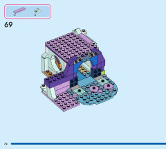 LEGO 43215 instructions page 72 – build guide