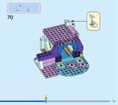 LEGO 43215 instructions page 73 – build guide