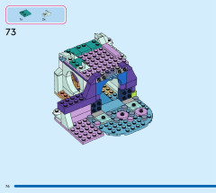 LEGO 43215 instructions page 76 – build guide