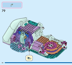 LEGO 43215 instructions page 82 – build guide