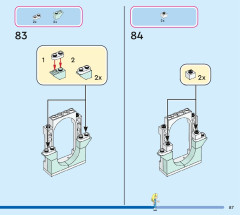 LEGO 43215 instructions page 87 – build guide