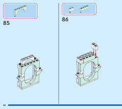 LEGO 43215 instructions page 88 – build guide