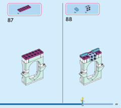 LEGO 43215 instructions page 89 – build guide