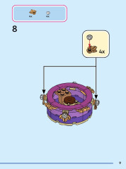 LEGO 43216 instructions page 9 – build guide