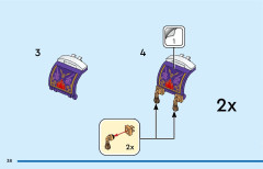 LEGO 43216 instructions page 38 – build guide
