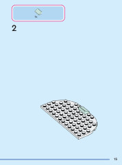LEGO 43218 instructions page 15 – build guide