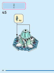 LEGO 43218 instructions page 60 – build guide