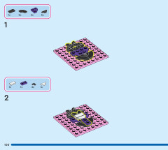 LEGO 43221 instructions page 100 – build guide