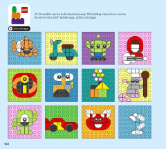 LEGO 43221 instructions page 102 – build guide