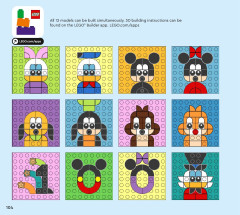 LEGO 43221 instructions page 104 – build guide