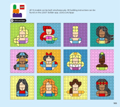 LEGO 43221 instructions page 105 – build guide