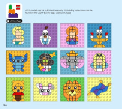 LEGO 43221 instructions page 106 – build guide