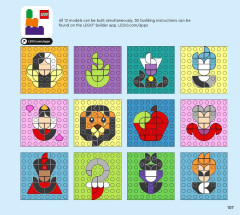 LEGO 43221 instructions page 107 – build guide