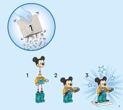 LEGO 43221 instructions page 5 – build guide