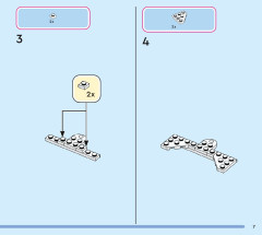 LEGO 43221 instructions page 7 – build guide