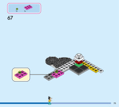 LEGO 43221 instructions page 73 – build guide