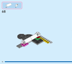 LEGO 43221 instructions page 74 – build guide