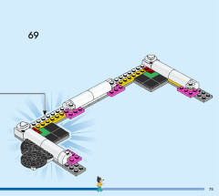 LEGO 43221 instructions page 75 – build guide