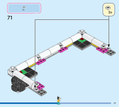 LEGO 43221 instructions page 77 – build guide