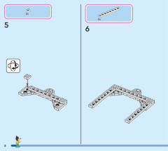 LEGO 43221 instructions page 8 – build guide