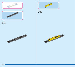 LEGO 43221 instructions page 80 – build guide