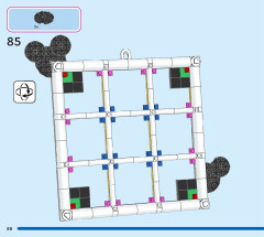 LEGO 43221 instructions page 88 – build guide