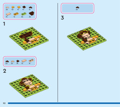 LEGO 43221 instructions page 92 – build guide