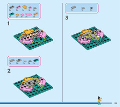 LEGO 43221 instructions page 95 – build guide