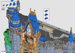 LEGO 43222 instructions page 184 – build guide