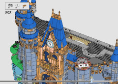 LEGO 43222 instructions page 187 – build guide