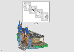 LEGO 43222 instructions page 2 – build guide