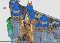 LEGO 43222 instructions page 201 – build guide