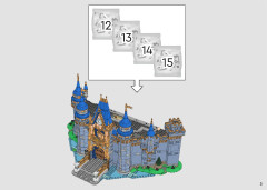 LEGO 43222 instructions page 3 – build guide