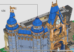 LEGO 43222 instructions page 86 – build guide