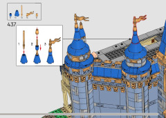 LEGO 43222 instructions page 87 – build guide