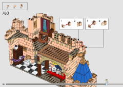 LEGO 43222 instructions page 134 – build guide