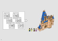 LEGO 43222 instructions page 2 – build guide