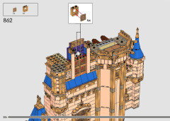 LEGO 43222 instructions page 204 – build guide