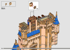 LEGO 43222 instructions page 206 – build guide