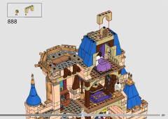 LEGO 43222 instructions page 221 – build guide